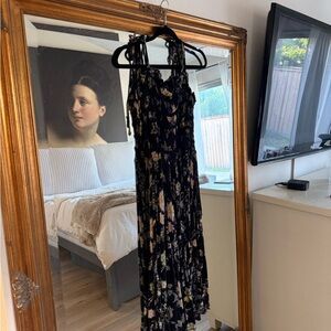 Free People Black Floral Maxi Dress
